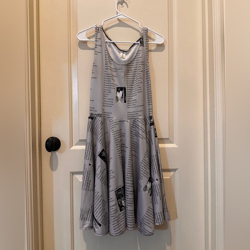 Gray Shakespeare Hamlet Bookish Dress
